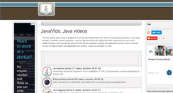 Desktop Screenshot of javavids.com